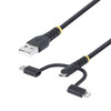 StarTech.com RLTCUB1MBK USB cable USB 2.0 39.4" (1 m) USB A Micro-USB B 0.48 Gbit/s Black