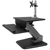 StarTech.com BNDSTSPIVOT multimedia cart/stand Black Flat panel Multimedia stand