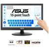 ASUS Touch VT169HE computer monitor 15.6" 1920 x 1080 pixels Full HD LED Touchscreen Tabletop Black