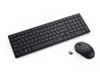 DELL KM555 keyboard Mouse included Universal RF Wireless + Bluetooth UK English Black - KM555-BLK-US