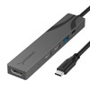 Sabrent HB-SHPU laptop dock/port replicator Wired USB 3.2 Gen 1 (3.1 Gen 1) Type-C Gray