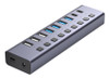 4XEM 4XHBC006 interface hub USB Type-C 5000 Mbit/s Gray