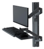 Ergotron LX Pro Series 45-696-293 monitor mount / stand 34" Wall Dark Gray