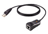 ATEN UC232BF serial cable Black 47.2" (1.2 m) USB Type-A RJ-45