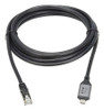 Eaton U436-03M cable gender changer USB-C RJ-45 Black, Gray