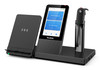 Yealink WH67 UC Headset Wireless Ear-hook, Head-band, Neck-band Office/Call center Bluetooth Charging stand Black - WH67-UC