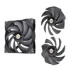 Thermaltake SWAFAN GT14 Computer case Fan 5.51" (14 cm) Black 1 pc(s) - CL-F157-PL14BL-A