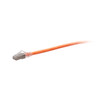 C2G 25ft (7.6m) TAA-Compliant F-Series Cat6a Snagless Shielded (STP) Network Cable - Orange - C2G43932