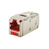Panduit CJS688TGRDY wire connector RJ-45 Metallic,Red