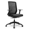 HAT Design Works IKU-B-M1H-JET-S1BB office/computer chair Upholstered seat Mesh backrest