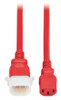 Eaton P005-E10-ARD-6 power cable Red 122" (3.1 m) C14 coupler C13 coupler