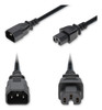 AddOn Networks ADD-C142C15C14G10FBK power cable Black 120.1" (3.05 m) IEC C14 IEC C15