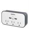 BSV300TTCW , Belkin BSV300TTCW surge protector Black, White 3 AC outlet(s)