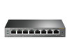 TL-SG108PE , TP-Link TL-SG108PE Managed L2 Gigabit Ethernet (10/100/1000) Power over Ethernet (PoE) Black