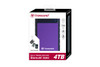 TS4TSJ25H3P , Transcend StoreJet 25H3 external hard drive 4 TB 2.5" USB 3.2 Gen 1 (3.1 Gen 1) Black, Purple - TS4TSJ25H3P