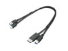 4X91D11453 , Lenovo 4X91D11453 USB cable USB 3.2 Gen 1 (3.1 Gen 1) 16.9" (0.43 m) USB A USB B Black