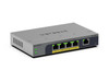 NETGEAR GS105EPP Unmanaged Gigabit Ethernet (10/100/1000) Power over Ethernet (PoE) Desktop/Wall-Mounting Gray - GS105EPP-100NAS , GS105EPP-100NAS