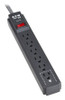 Eaton TLP625DB surge protector Black 6 AC outlet(s) 120 V 393.7" (10 m) , TLP625DB
