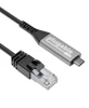 Plugable Technologies USBC-E1000-2M networking cable Black 78.7" (2 m) , USBC-E1000-2M