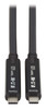 Eaton U420F-10M Thunderbolt cable 393.7" (10 m) 10 Gbit/s Black , U420F-10M