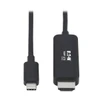 Tripp Lite U444-003-HBE video cable adapter 35.8" (0.91 m) USB Type-C HDMI Type A (Standard) Black , U444-003-HBE