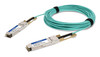 AddOn Networks ADD-Q28CIQ28DE-O5M InfiniBand/fibre optic cable 196.9" (5 m) QSFP28 AOC Aqua color, Stainless steel , ADD-Q28CIQ28DE-O5M