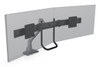 HAT Design Works E5G-D2C-BLK monitor mount / stand 32" Desk Black , E5G-D2C-BLK