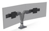 HAT Design Works E5 Dual Dynamic 32" Desk Silver - E5-D2-SLV , E5-D2-SLV