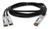 AddOn Networks CAB-D-2Q-400G-3M-AO InfiniBand/fibre optic cable 118.1" (3 m) QSFP-DD 2x QSFP56 DAC Black , CAB-D-2Q-400G-3M-AO