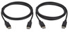 Eaton P580-010-2PK DisplayPort cable 122" (3.1 m) Black , P580-010-2PK