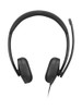 Lenovo VoIP Headset 5000 Wired Head-band Office/Call center USB Type-C Black - 4XD1R88995 , 4XD1R88995