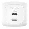 Belkin WCH019DQWH mobile device charger Universal White AC Fast charging Indoor , WCH019DQWH