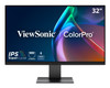 Viewsonic VP Series VP3276T-4K computer monitor 32" 3840 x 2160 pixels 4K Ultra HD LED Black , VP3276T-4K