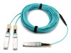 Axiom MFA7U40-H010-AX InfiniBand/fibre optic cable 393.7" (10 m) OSFP 2x QSFP56 AOC Aqua color, Stainless steel , MFA7U40-H010-AX