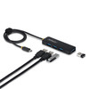 StarTech.com H5C4A-USB-HUB-2 interface hub USB 3.2 Gen 1 (3.1 Gen 1) Type-C 5000 Mbit/s Black , H5C4A-USB-HUB-2