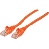 Intellinet IEC-C6-OR-75 networking cable Orange 885.8" (22.5 m) Cat6a U/UTP (UTP) - 740364 , 740364