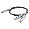 AddOn Networks QDD-2QSFP28-400-CU2-5M-AO InfiniBand/fibre optic cable 98.4" (2.5 m) QSFP-DD 2xQSFP28 Black, Silver , QDD-2QSFP28-400-CU2-5M-AO