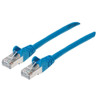 Intellinet IEC-C6AS-BL-50 networking cable Blue 590.6" (15 m) Cat6a S/FTP (S-STP) - 742696 , 742696