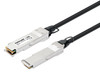 Intellinet 508537 InfiniBand/fibre optic cable 118.1" (3 m) QSFP+ Black, Silver , 508537