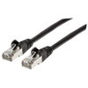 Intellinet IEC-C6AS-BK-50 networking cable Black 590.6" (15 m) Cat6a S/FTP (S-STP) - 742689 , 742689