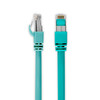 Rocstor Y10C624-AQ networking cable Aqua color 421.3" (10.7 m) Cat6a S/UTP (STP) , Y10C624-AQ
