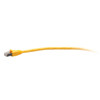 C2G 1ft (0.3m) TAA-Compliant F-Series Cat6 Snagless Shielded (STP) Network Cable - Yellow - C2G43764 , C2G43764