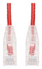 AddOn Networks ADD-10FSLCAT6AS-RD networking cable Red 5.91" (0.15 m) Cat6a U/UTP (UTP) , ADD-10FSLCAT6AS-RD
