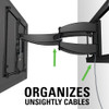 SANUS Full-Motion+ Mount For 46" - 90" flat-panel TVs up 150 lbs. - VLF628-B1 , VLF628-B1