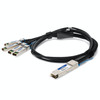 AddOn Networks QSFP28-4SFP28-PDAC1M-FT-AO InfiniBand/fibre optic cable 39.4" (1 m) 4x SFP28 Black , QSFP28-4SFP28-PDAC1M-FT-AO
