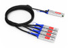 Accortec MCP7H70-V002R26-ACC InfiniBand/fibre optic cable 78.7" (2 m) QSFP56 4x SFP56 DAC Black , MCP7H70-V002R26-ACC