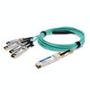 AddOn Networks 845420-B21-AO InfiniBand/fibre optic cable 275.6" (7 m) QSFP28 4x SFP28 AOC Aqua color , 845420-B21-AO