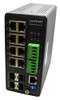 Lantronix SISGM1040-284-LRT network switch Unmanaged L2 Gigabit Ethernet (10/100/1000) Power over Ethernet (PoE) Black , SISGM1040-284-LRT