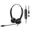 Adesso Xtream P4T-TAA Headset Wired Head-band Office/Call center USB Type-C / USB Type-A Black - Xtream-P4T-TAA , Xtream-P4T-TAA