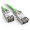 Accortec C6AS28MB-N1-ACC networking cable Green 12" (0.305 m) Cat6a U/FTP (STP) , C6AS28MB-N1-ACC
